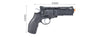 Elite Force H8R V.2 Super Magnum CO2 Airsoft Revolver (BLACK) Airsoft Gun Pistol