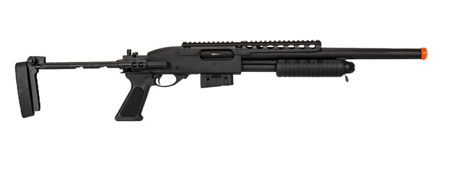 Iu-7870 A&K M870 Tactical Shotgun (Black)