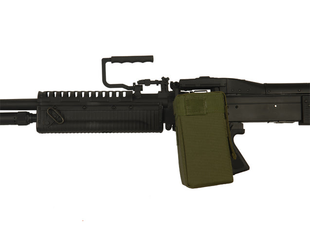 A&K Iu-M60-Nb M60 Aeg Metal Gear, Full Metal Body, Bipod, Box Magazine