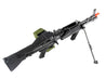 A&K IU-MK43-NB MK43 AEG Metal Gear, Full Metal Body, Integrated Bipod Airsoft Gun