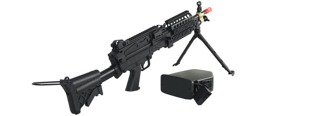 A&K Iu-Mk46-Nb M249 Mk46 Spw Full Metal Airsoft Gun Machine Gun Airsoft Gun