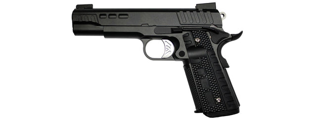 Asend Airsoft KP1911 Custom Gas Blowback Airsoft Pistol (Color: Black)