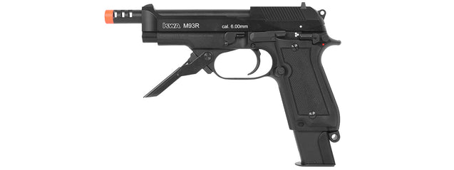 KWA Airsoft Full Metal M93R II Gas Blowback Pistol W/ 3-Round Burst