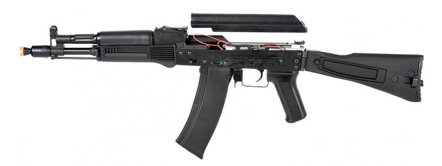 Lct Airsoft Ak104 Steel Aeg Airsoft Rifle W/ Aster V2 Se Expert & Picatinny Stock Adapter 