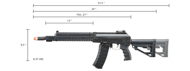 Lct Airsoft Zk12 Tactical Assault Aeg With Z-Sport 13" Rail & Aster V2 Se Expert