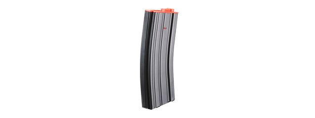 Lancer Tactical Metal Gen 2 300 Round High Capacity Airsoft Magazine for M4/M16 (Color: Black & Red)