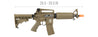 Airsoft Gun Metal Rifle LANCER TACTICAL M933 COMMANDO PROLINE SERIES AIRSOFT AEG HIGH FPS - TAN