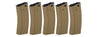 LT-01T-Mag-G2X5 High Capacity 300Rd Metal Aeg Gen 2 Magazine, Set Of 5 (Tan)