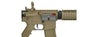 Lancer Tactical Airsoft Rifle Gun MK 18 MOD 0 G2 370-390 FPS Field AEG Airsoft Rifle - DARK EARTH