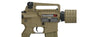 Lancer Tactical Airsoft Rifle Gun G2 370-395 FPS Carbine Airsoft AEG Rifle - DARK EARTH