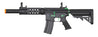 Airsoft Gun Lancer Tactical Gen 2 M4 SD Carbine Airsoft AEG Rifle with Mock Suppressor (Color: Black / Green)