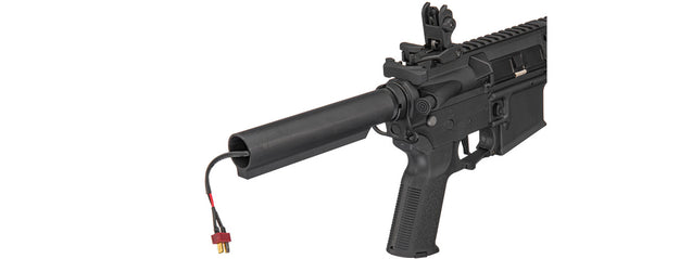 Lancer Tactical Gen 3 Nylon Polymer M4 SD AEG Airsoft Rifle (Color: Black)