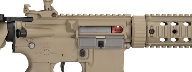 Lancer Tactical Nylon Polymer M4 Gen 2 SD AEG Airsoft Rifle [LOW FPS] (Tan)