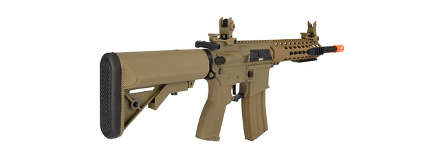 Lancer Tactical LT-19T-G2-E 10" Hybrid M4 Carbine w/ Keymod Rail (Tan)