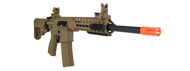 Lancer Tactical LT-19T-G2-E 10" Hybrid M4 Carbine w/ Keymod Rail (Tan)