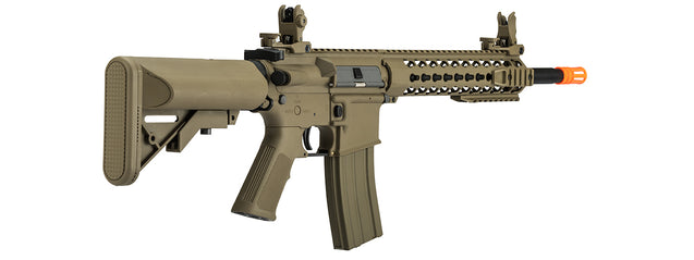 Lancer Tactical Airsoft Rifle Gun G2 Airsoft 330-345 FPS M4 Carbine 10" AEG Rifle - DARK EARTH