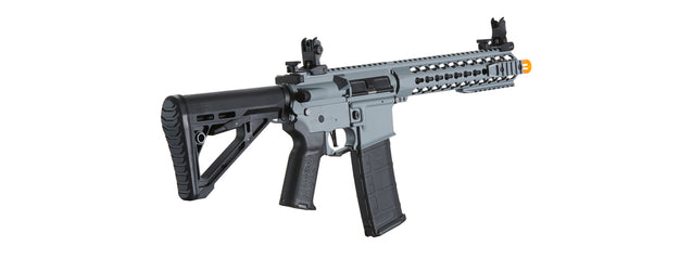 Lancer Tactical Gen 3 10" KeyMod M4 Carbine Airsoft AEG Rifle with Delta Stock (Color: Grey)