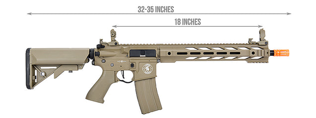 Lancer Tactical LT-25 ProLine Series M4 SPR "Interceptor" Airsoft Gun AEG [HIGH FPS] (TAN) Airsoft Gun