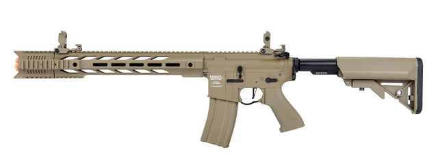 Lancer Tactical LT-25 ProLine Series M4 SPR "Interceptor" Airsoft Gun AEG [HIGH FPS] (TAN) Airsoft Gun