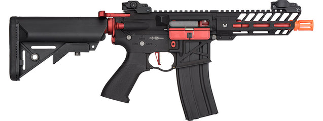 Lancer Tactical LT-29BACRL-G2-ME Enforcer Skeleton AEG (Black and Red)