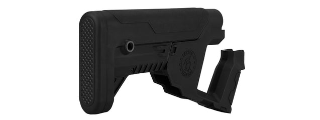 Lancer Tactical Alpha Stock (BLACK) Airsoft Accessories Gun