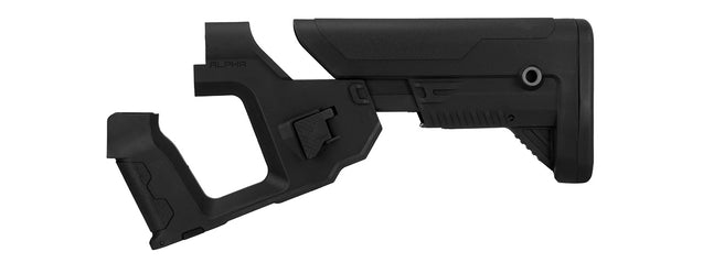 Lancer Tactical Alpha Stock (BLACK) Airsoft Accessories Gun