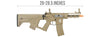 Lancer Tactical Airsoft Gun 330 - 350 FPS Enforcer NEEDLETAIL AEG - TAN