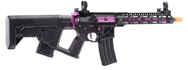 Lancer Tactical Enforcer Blackbird Skeleton AEG w/ Alpha Stock (Color: Black & Purple)