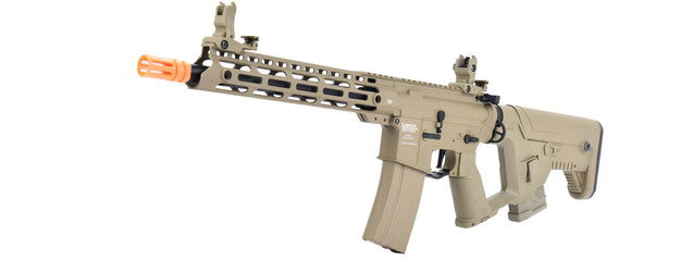 Lancer Tactical Airsoft Gun 370 - 395 FPS Enforcer BLACKBIRD AEG Rifle w/ Alpha Stock - TAN