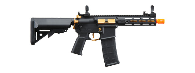 Lancer Tactical Gen 2 Hellion M-LOK 7" Airsoft M4 AEG (Color: Black & Gold)