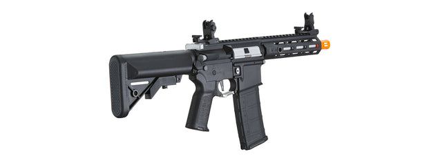 Lancer Tactical Gen 2 Hellion M-LOK 7" Airsoft M4 AEG (Color: Black & Silver)