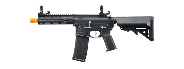 Lancer Tactical Gen 2 Hellion M-LOK 7" Airsoft M4 AEG (Color: Black & Silver)