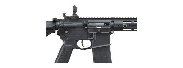 Lancer Tactical Gen 3 Hellion M-LOK 10" Airsoft M4 AEG with Delta Stock (Color: Black)