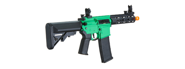 Lancer Tactical Gen 2 Hellion M-LOK 7" Airsoft M4 AEG (Color: Green & Black)