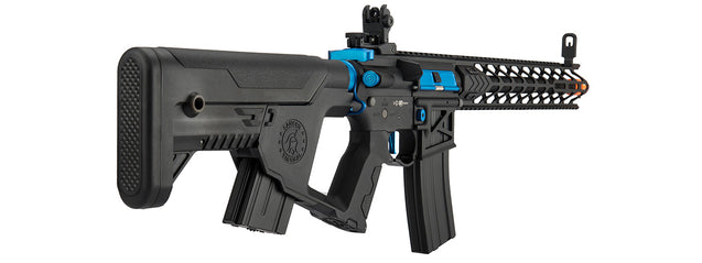 Lancer Tactical Airsoft Gun 370 - 390 FPS Enforcer Series Proline "Nightwing" Skeleton AEG Rifle - BLUE