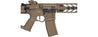 Lancer Tactical Airsoft Gun 370 - 395 FPS Enforcer NIGHT WING Skeleton AEG - TAN