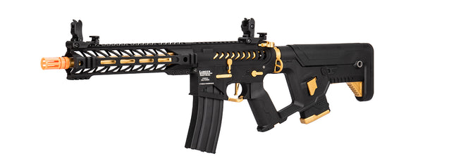 Lancer Tactical Enforcer Battle Hawk 10" Skeleton Aeg W/ Alpha Stock, Gold