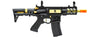 Airsoft Gun Lancer Tactical Enforcer Gen 2 Battle Hawk 4" PDW AEG (Color: Black / Gold)