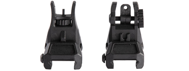 Lancer Tactical LT-35 Flip-Up Iron Sights (Color: Black)