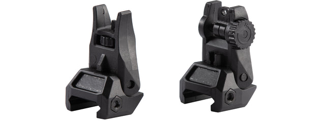 Lancer Tactical LT-35 Flip-Up Iron Sights (Color: Black)