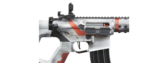 Lancer Tactical Archon 14" M-LOK Proline Series M4 Airsoft Rifle w/ Alpha Stock (Cerakote Color: Asiimov)