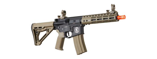 Airsoft Gun Lancer Tactical Archon 9" M-LOK Proline Series M4 Airsoft Rifle w/ Delta Stock (Color: Two-Tone)