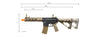 Airsoft Gun Lancer Tactical Archon 9" M-LOK Proline Series M4 Airsoft Rifle w/ Delta Stock (Color: Two-Tone)