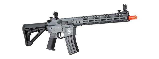 Airsoft Gun Lancer Tactical Archon 14" M-LOK Proline Series M4 Airsoft Rifle w/ Delta Stock (Color: Gray)