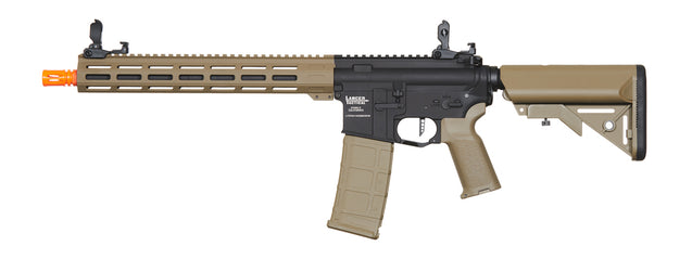 Airsoft Gun Lancer Tactical Viking 13" M-LOK Proline Series M4 Airsoft Rifle w/ Crane Stock (Color: Two-Tone)