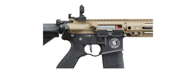 Lancer Tactical Blazer 10" M-LOK Proline Series M4 Airsoft Rifle with Delta Stock & Mock Suppressor