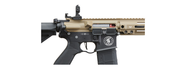 Lancer Tactical Blazer 13" M-LOK Proline Series M4 Airsoft Rifle with Delta Stock & Mock Suppressor