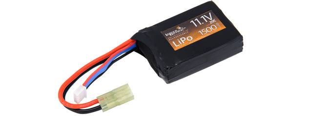 LT11.1V1500F20C Lipo 11.1V 1500mAh Battery 20C - Flat Airsoft Gun Accessories