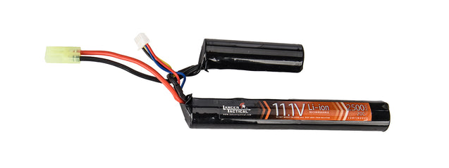 Lancer Tactical 11.1v 2500 20C mAh Butterfly Li-ion Battery Airsoft Gun Accessories