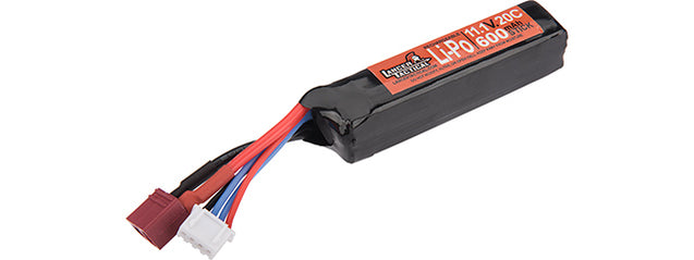 Lancer Tactical 11.1V 600 mAH 20C PDW Lipo Battery